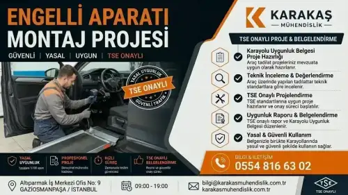 Engelli Aparatı Montaj Projesi araç proje hizmeti