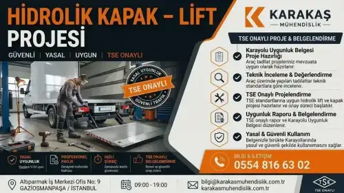 Hidrolik Kapak – Lift araç proje hizmeti