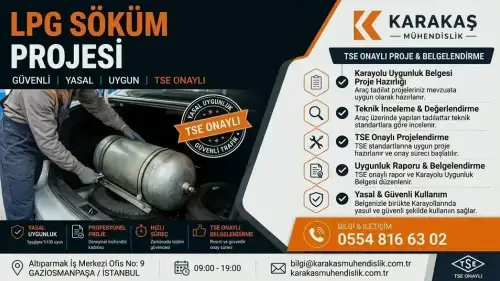 LPG Söküm Projesi araç proje hizmeti