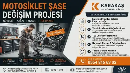 Motosiklet Şase Değişim Projesi araç proje hizmeti